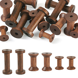 15 шт. 3 стили деревянная швейная вышивальная катушка с нитками, пустые шпульки, для вышивальных и швейных машин