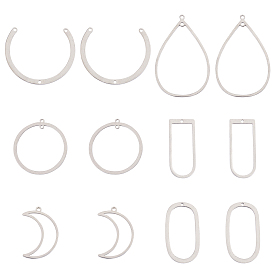 201 Stainless Steel Links, For Earring Making, Ring, Laser Cut