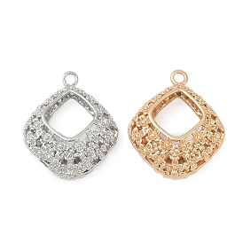 Латунные подвески, без кадмия, без никеля и без свинца, ромб