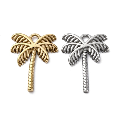 304 подвески из нержавеющей стали, очарование кокосовой пальмы, вакуумное покрытие pvd