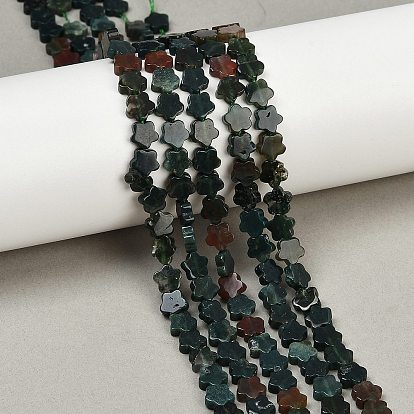 Природного индийского агата бисер нитей, цветка сливы