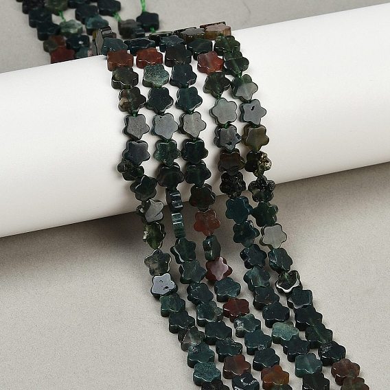 Природного индийского агата бисер нитей, цветка сливы