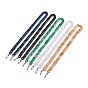 Acrylic Curb Chain Eyeglasses Chains, with Silicone EyeGlass Holders, Neck Strap for Eyeglasses
