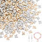 420Pcs 2 Colors CCB Plastic Beads, Butterfly, for DIY Jewelry Making