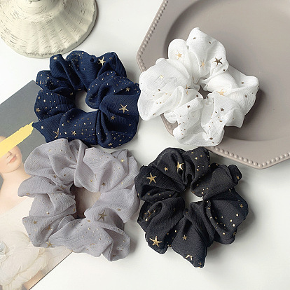 Chic Starry Chiffon Hairband for Women - Sweet and Versatile Headwrap Accessory
