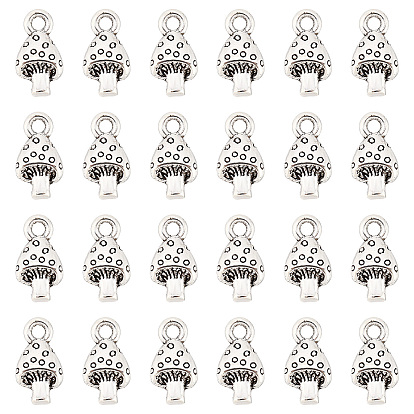 60Шармы из сплава в тибетском стиле, без свинца и без кадмия, гриб