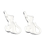 Alloy Pendants, Cat Shape