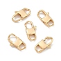 SHEGRACE Brass Lobster Claw Clasps, Lead Free & Cadmium Free & Nickel Free