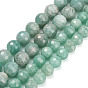 Природных амазонит бисер нитей, граненые, круглые