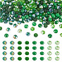 200 шт 4 цвета стеклянные бусины, рондель, граненые