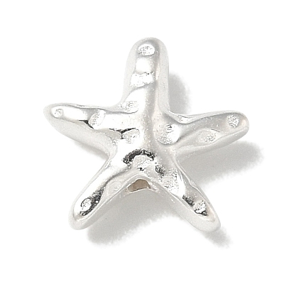 S 925 распорные бусины из стерлингового серебра, пятиконечную звезду