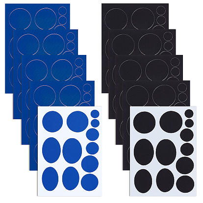 10 шт. 2 цветные нейлоновые заплатки для ремонта, самоклеящийся, заплатки для ремонта одежды, пуховиков, ремонт дырок, разрывов