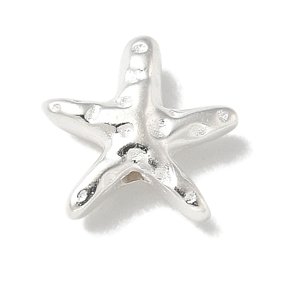 S 925 распорные бусины из стерлингового серебра, пятиконечную звезду