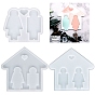 Couples Keychain Silicone Molds, Resin Casting Molds, For UV Resin, Epoxy Resin Jewelry Making