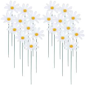 2Pcs Cloth Artificial Sunflower Decorative Garden Stakes