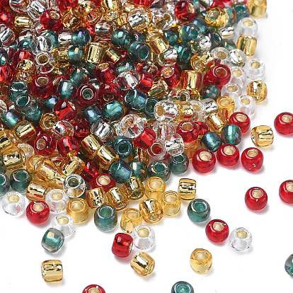 4 цвета 6/0 рождественские круглые бисеринки Toho, 21 & 22 & 25c & 270