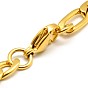 Trendy Women's 304 Stainless Steel Figaro Chain Bracelets, with Lobster Claw Clasps, 8-1/4 inch (210mm), 6mm