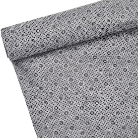 Tissus antidérapants en polyester non tissé à motif de fleur de prunier, pour le bricolage pour tapis et coussin de siège de voiture, nid pour animaux de compagnie
