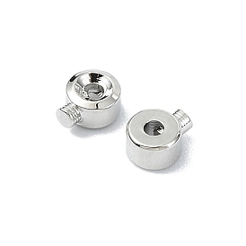 Perles à sertir en laiton shegrace, colonne, sans cadmium et sans nickel et sans plomb, plaqué longue durée