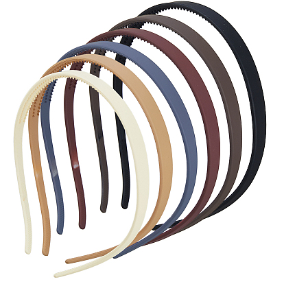 6шт. 6 цвета, пластиковые резинки для волос