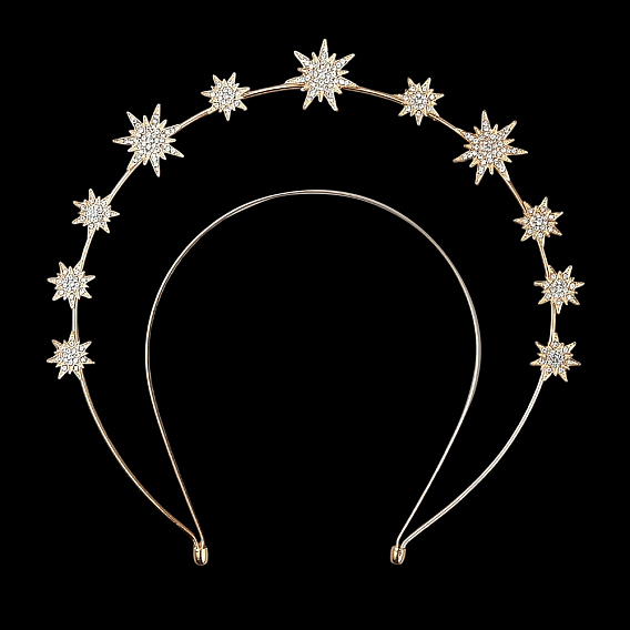 Сплав волос, со стразами, для женщин