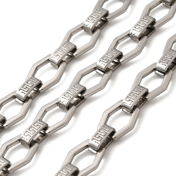 304 шестигранные звенья цепей из нержавеющей стали, несварные, с катушкой