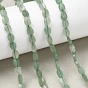 Естественный зеленый авантюрин бисер нитей, слеза, граненые