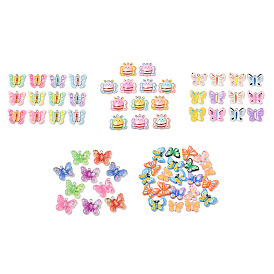 Подвески из смолы, бабочки прелести, с железной платиной петлей