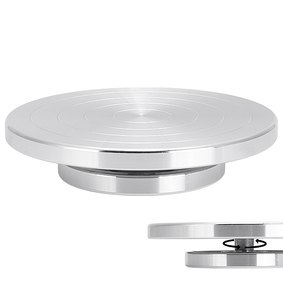 Алюминиевый двухсторонний поворотный круг для керамической скульптуры, вращающиеся инструменты