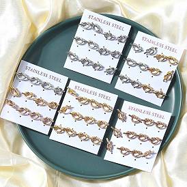 304 из нержавеющей стали серьги, вакуумные покрытия, узел