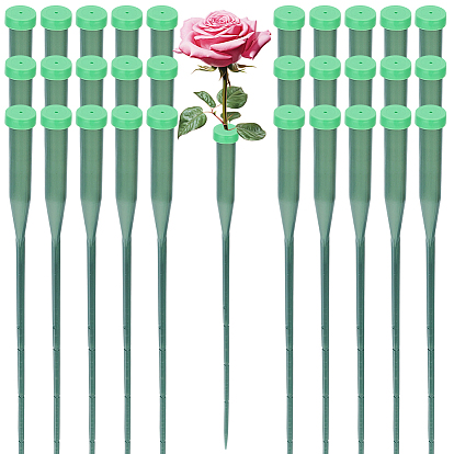 PE Plastic Extendable Stem Water Tubes, for Floral Arrangements