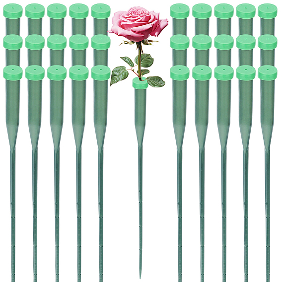 PE Plastic Extendable Stem Water Tubes, for Floral Arrangements