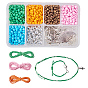 SUNNYCLUE DIY Bracelet Making, with Alloy Pendants, Alloy Links, Acrylic Beads, Glass Seed Beads and Iron Jump Rings