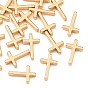 SHEGRACE Brass Pendants, Cross Charms, Cadmium Free & Lead Free & Nickel Free