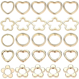 100шт. ccb пластиковая рамка для бусин, цветок, сердце и кольцо