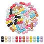 48 шт. 12 цвета 1 роговые пуговицы из сплава с отверстиями, для изготовления кукол bjd