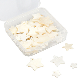 50шт 5 подвески в стиле пресноводных ракушек, звезда