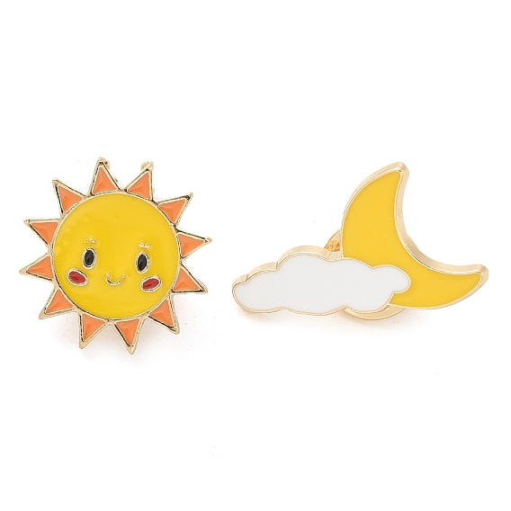 Эмалевые значки на временную тему, броши из сплава для одежды рюкзака