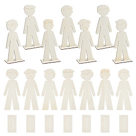 Деревянные украшения для мальчиков, для украшения рабочего стола домашнего офиса