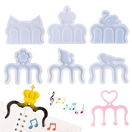 Silicone Bookmark Molds, Resin Casting Coaster Molds, For UV Resin, Epoxy Resin Craft Making