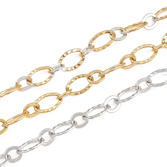 304 цепи из текстурированной нержавеющей стали с овальными звеньями, пайки, ионное покрытие (ip), с катушкой