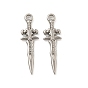 Non-Tarnish 304 Stainless Steel Pendants, Sword Charm