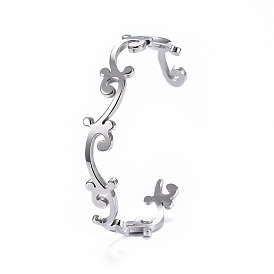 304 из нержавеющей стали манжеты браслеты, филиал