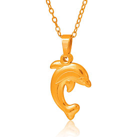 304 Женские подвески в виде дельфинов из нержавеющей стали