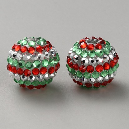 Бусины со стразами из смолы, круглый с узором в полоску, для изготовления ручек своими руками ювелирные изделия принадлежности