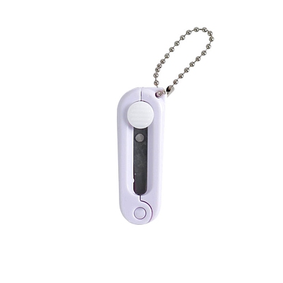 Ciseaux de voyage portables sûrs en acier inoxydable, mini ciseaux multifonctions pliables, avec poignée en plastique