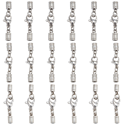 Нержавеющая сталь застежками омаров коготь, пряжка на конце браслета, с мозг заканчивается