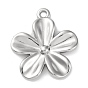 304 подвески из нержавеющей стали, цветочный шарм