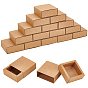 Подарочные ящики для хранения из крафт-бумаги, подарочный упаковочный футляр для принадлежностей для свадебной вечеринки, деревесиные