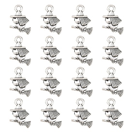 50шт. амулеты ведьмы из тибетского сплава в стиле Хэллоуина, без кадмия, без никеля и без свинца